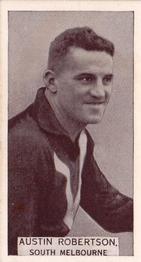 1933 Wills's Victorian Footballers (Small) #59 Austin Robertson Front